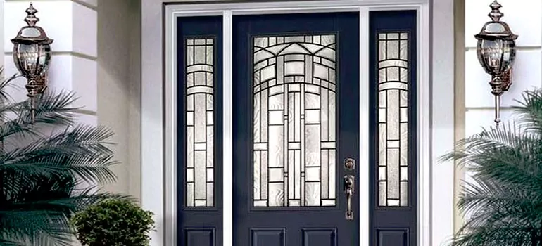 Stained Glass Door Panels in Three Lakes, FL
